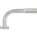 Meriville 1-Inch Diameter Wrap Around Blackout Curtain Rod (28"-48", Pewter)