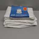 Gerber Unisex Baby Boys Girls Birdseye Prefold Cloth Diapers Multipack White 3-Ply 10 Pack