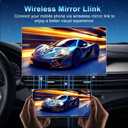 9" Car Stereo for Hyundai Genesis Sedan 2009 2010 2011 2012 2013 2014,Android 13 Wireless CarPlay Android Auto GPS Navigation 2+64GB Bluetooth WiFi FM/RDS SWC Split Screen + 4-LED Backup Camera