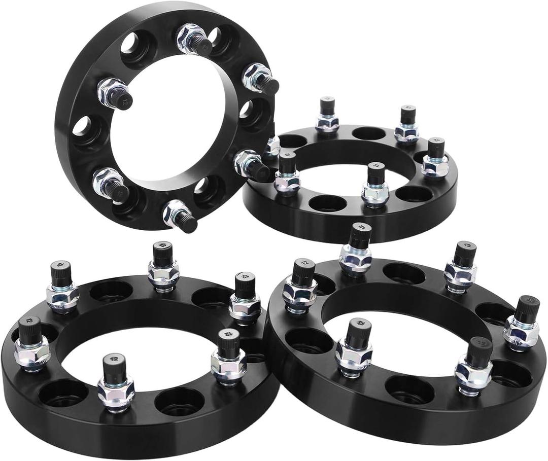 Betthand 4PK 5x5.5 to 5x5.5 (5x139.7mm) Wheel Spacers, 77.8mm Centric Hub Bore, 9/16-18 Studs Thread, 1.5 inches (38.1mm) Thickness for Dodge Ram 1500 2002-2010, Durango 2004-2009, Dakota 2005-2011