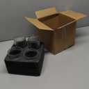 Drinking Glasses with Origami Style Set of 4pcs Glass Cups,2 Highball Glasses & 2 Rocks Glasses,Elegant Ripple Vintage Glassware,Iced Coffee Glasses,Ideal for Cocktail, Whiskey, Beer, Juice, Water