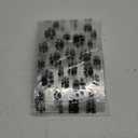 Frienda 60 Pcs Dog Party Favor Bags Bulk Plastic Paw Gift Handbags Doggie Treat Candy Goodie Bags for Pet Theme Birthday Party Favors Supplies(Black)