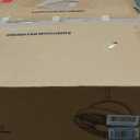 25 Inch Outdoor Ceiling Fan with Lights and Remote, Waterproof Gazebo Hanging Fan with 3CCT Dimmable, Black Plug in Caged Ceiling Fan for Patios Porch Pergola,Canopy