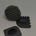 Onewly Cast Iron Scrubber and Scraper, Chain Mail Scrubber Cast Iron for Cleaning Dishes, Stock Pots, Pans, Griddles, Grills, Dish Scouring Pads