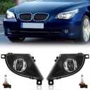 Fog Lights for 2008-2010 BMW E60 E61 Fog Lamps Compatible with 525i 528i 528xi 530i 535i 535xi 550i 5 Series 1 Pair
