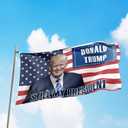 US United States of America President Trump USA 2024 MAGA Still My President Make America Great 3x5 feet Flag Banner Vivid Color Double Stitched Brass Grommets (Trump21)