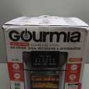 Gourmia Air Fryer - 14 Qt All-in-One Rotisserie Oven with Digital Display, 12 Presets, Roast, Bake, Broil, Dehydrate, Dishwasher Safe Accessories, Stainless Steel