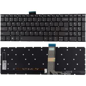 Replacement Keyboard Compatible with Lenovo Air 15 2020.IdeaPad 3-15ITL6 3-15ALC6 5-15ARE05 5-15ALC05 5-15ITL05 5-15IIL05 S350-15IML S350-15IIL with Backlit Grey Keyboard
