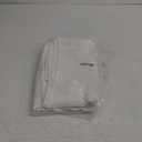 RYB HOME White Sheer Curtains Linen Texture Window Panels, Semi Sheer Light Filetring Rod Pocket & Back Tab Drapes for Bedroom, 52 x 84 inches, Pack of 2