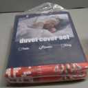 OAITE Christmas Duvet Cover Queen Size - Christmas Holiday Printed Duvet Cover Set - Holiday Bedding Decorations, Includes with 3 Piece (2 Pillow Shams,1 Duvet Cover) (Queen-90" x 90")