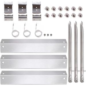 Grill Parts for Char-griller Replacement Parts, Chargriller 5050, 5650, 3001, 3072, 5072, 3030, 3008, 5252, 3000, 4000, King-griller 3008, 5252, Heat Plate, Burner Tubes, Ignitor, Hanger Brackets