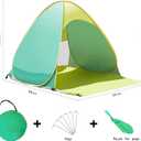 Automatic Pop Up Instant Portable Outdoors Quick Cabana Beach Tent Sun Shelter