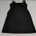 Rnxrbb Women Summer Sleeveless Maternity Dress Pregnancy Tank Scoop Neck Mama Clothes Casual Bodycon Clothing (1-a-black). XL