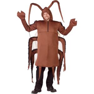Fun World Mens Cockroach Adult Sized Costumes, Brown