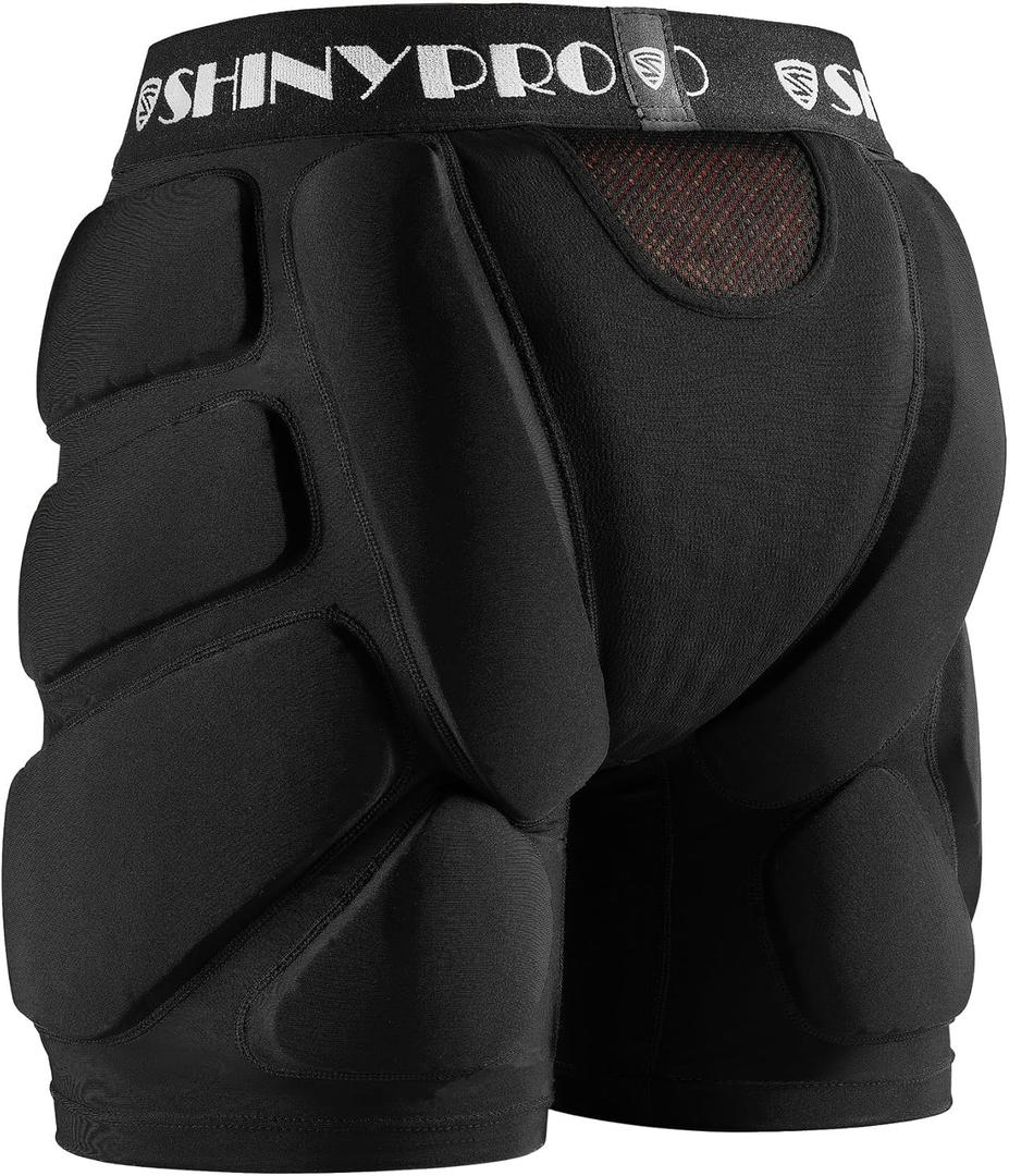 Protective Padded Shorts for Snowboarding and Skating,Tear Resistance Butt Pad Heavy Duty Protection