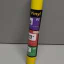 HTV Iron on Vinyl 12Inch by 12ft Roll Heat Transfer Vinyl for T-Shirt HTV Vinyl Rolls for All Cutter Machine - Easy to Cut & Weed for Heat Transfer Design (12ft, Yellow)