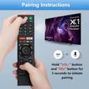 Voice Replacement Remote Control for Sony-Bravia-TVsfor All Sony 4K UHD LED LCD HD Smart TVs