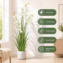 4FT Tall Potted Lily of the Valley Artificial Plant