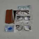 CCVOO Reading Glasses for Women/Men, Eyeglasses, Blue Light Readers for Women/Men, Computer Eye Glasses, Cheaters (A1) 0.5