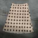 Tankaneo Womens Polka Dot Midi Skirt Summer Elastic High Waisted Skirts Sheer Mesh Going Out Vintage Flowy Skirts, Small