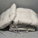 Seat Cushions 4 Pcs Beige, 16x16 Inch