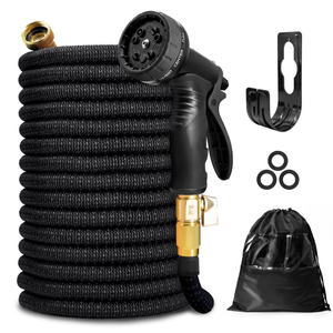 32 ft Garden Hose - Expandable Garden Hose with 10 Function Spray Nozzle - Kink-Free, Lightweight, Durable, Flexible, 2026 New Retractable Water Hoses for Yard, Lawn, Gardening