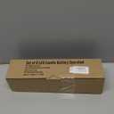 Battery Operated Christmas Window Candles with Timer, 6 Pack 10.5" LED Flameless Candles for Windows, Brass Base Candle Lights, Battery Powered Window Candles with Suction Cups