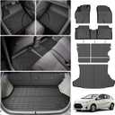 Cartist Floor Mats for Toyota Prius 2010-2015 (Not fit Plug in, V or C), All Weather Cargo Liner for Prius Accessories, Heavy Duty TPE Cargo Mats, Car Accessories