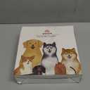 Animire Metal Dog Bowl , Stainless Steel Dog Bowls Food Grade 304, Water Food Bowl with Anti-Slip Silicone Base for Small, Medium, Large Dogs