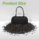 Yuoyar Bamboo Charcoal Air Purifying Bag, Activated Car Deodorizer for Odor Eliminator, Car Air Freshener (Medium) (4 Ounce (Pack of 1), Black)