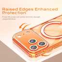 Magnetic Glitter Diamond for iPhone 14 Plus Case[Compatible with MagSafe] Sparkle Rhinestone Camera Lens Protector Plated,Crtstal Clear Slim Military Drop Shockproof Cover for Women,Pink