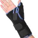 Velpeau Carpal Tunnel Wrist Brace with Thumb Stabilizer Night Support, Completely Stabilizes Wrist Thumb Joint, Pain Relief for Tendonitis, De Quervain's Tenosynovitis, Arthritis (Reg, Right Hand, M) (Medium(Pack of 1))