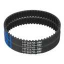 uxcell 2pcs HTD-5M Rubber Timing Belt 54 Teeth, 270mm Pitch Length x 15mm Width x 3.6mm Height, Closed Loop Pulley Timing Belt