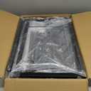 SUOERNUO Shoe Rack Organizer 5 Tier for Closet Entryway Free Standing Metal Storage Shoe Shelf with MDF Top BoardBlack+Rustic Brown