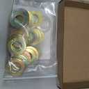 (25 Pieces) 5/8" SAE Grade 8 Flat Washers Zinc Yellow