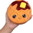 Anboor 4 Pcs Squishies Smore Waffle Cake Pizza Coffee Cup Kawaii Scented Soft Slow Rising Squeeze Stress Relief Kids Toy