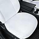 Uxcer 2025 Font Bottom Seat Covers for Tesla Model 3/Y Juniper/Highland [Breathable Mesh & Anti-Slip & Washable] 2PCS Seat Protectors for Tesla Model Y Model 3 Accessories 2026 2025-2017 White