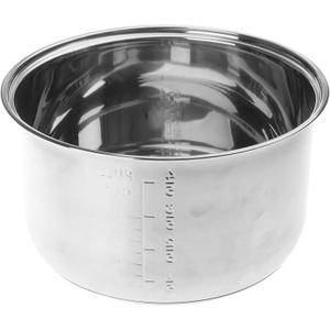Heavy Duty 304 Stainless Steel Replacement Inner Bowl For Rice Cooker Nonstick Even Heat Distribution Inside Bowl