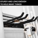 Wallmaster Garage Storage Organization Wall Mount, Garden Tool Rack Organizer Heavy Duty Folding Chair Hangers with 12 Adjustable Hooks 96inch Tracks Max Load 900lb