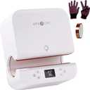 HTVRONT Auto Tumbler Heat Press Machine - Mug Heat Press Heat Up Fast & Even, Professional Tumbler Press High-Security for 2.95"-3.18" Sublimation Tumblers, Cups, Glasses and Mugs, White