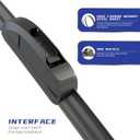OEM QUALITY 26" + 18" Premium All-Seasons Stable And Quiet Windshield Wiper Blades(Set of 2)
