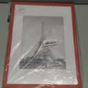 upsimples 12x16 Picture Frame, Display Pictures 8.5x11 with Mat or 12 x 16 Without, Wall Hanging Poster Frames, Red, 1 Pack