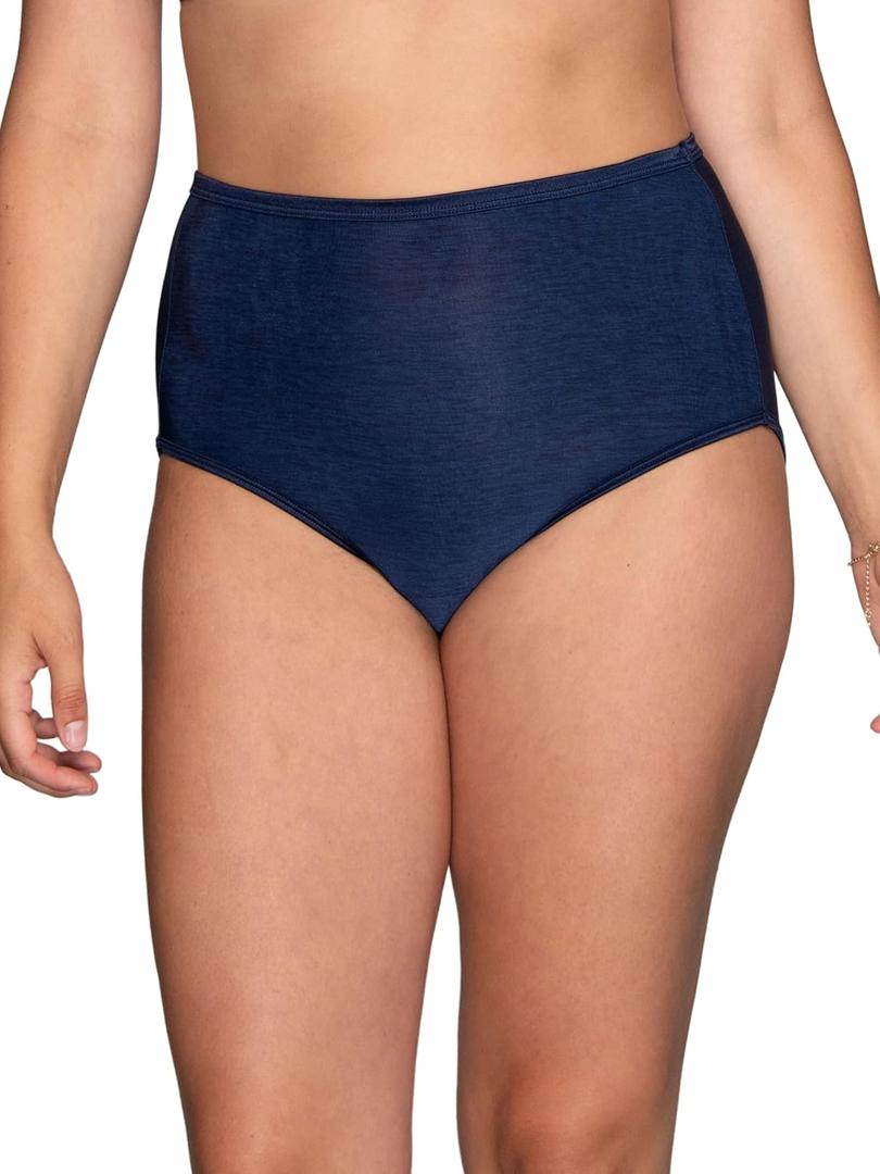 Vanity Fair Women's Illumination Brief Panties, Ghost Navy, 7