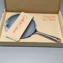 Nonstick Ceramic Frying Pan 8 inch for All Cooktops, PTFE/PFOA/PFAS Free, Even Heat Distribution Oven Safe up to 500F, Healthy Non Toxic Skillet with Stay Cool Handle, Navy Blue