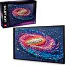 LEGO Art The Milky Way Galaxy Building Set - Space Decor DIY Kits for Adults for Bedroom Wall, Ages 18+ - Gift Ideas for Space Lovers, Men & Women - Includes Frame for Display - 31212, Taille unique