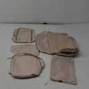 SLMT Travel Organizer 10 Set, Suitcase Organizer Bags Set, Travel Cubes for Packing, Luggage Organizers for Suitcase, Carry On Travel Organizer Bags (Beige)