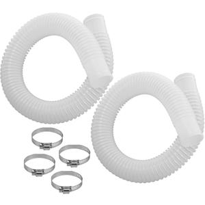 Pool skimmer hose 1.5 inch x 3ft Replacement for Intex pool hose, Above Ground Pool Skimmer Pump Transfer Hose Part # 10531,2 Pack