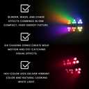 CHAUVET DJ – Wash Fx Hex Ils Multi Purpose Led Effect Light | Blinder Wash & Chase Effects In One Unit | Six Zone Eye Candy Output | Uv Blacklight Performance | Stand Alone Dmx Ir Master Slave Control