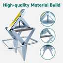 2 Pack Mole Traps,Galvanized Steel Scissor Trap,Reusable Mole Trap Killer,Easy Set Mole Eliminator Trap for Lawns