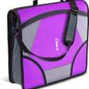 Case-it King Size 3-Ring Binder | 4-Inch Capacity | D-186 Purple